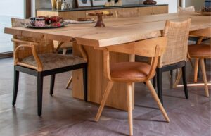 live edge dining room table